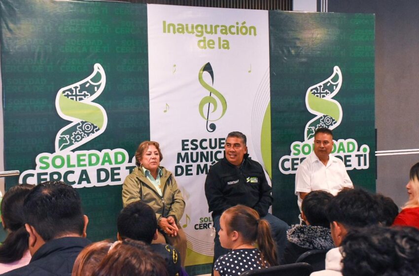 JUAN MANUEL NAVARRO CREA ESCUELA MUNICIPAL DE MÚSICA GRATUITA PARA NIÑOS Y NIÑAS SOLEDENSES