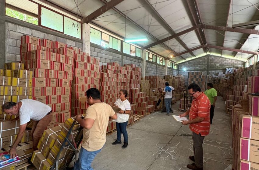 Avanza recepción de libros de texto en San Luis Potosí; garantizan cobertura total para el próximo ciclo escolar