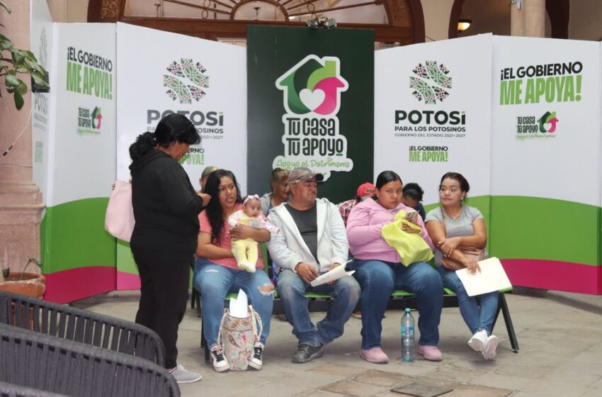 Más de 7 mil familias potosinas buscan un lote con el programa “Tu Casa, Tu Apoyo”