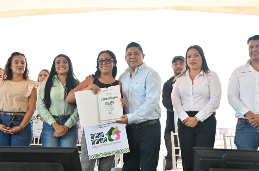 CÁRDENAS SE SUMA A “TU CASA, TU APOYO”