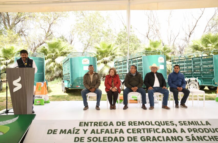 AYUNTAMIENTO DE SOLEDAD RESPALDA LA PRODUCCIÓN DEL CAMPO CON ACCIONES DIRECTAS Y ESTRATÉGICAS