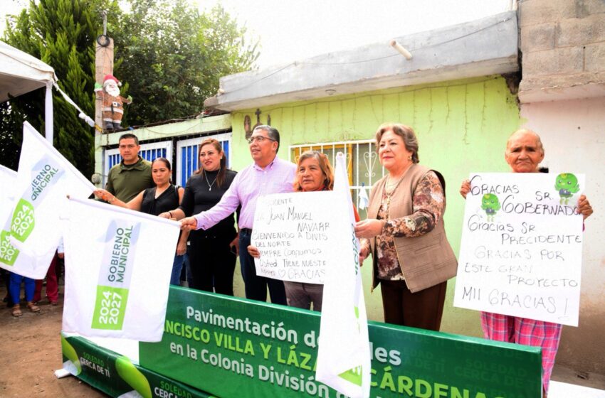  Juan Manuel Navarro Muñiz Inicia Otro Proyecto De Pavimentación En División Del Norte Y Anuncia Cambio Total De La Colonia