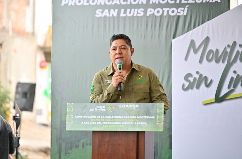 Inicia Ricardo Gallardo Reconstrucción De Prolongación Moctezuma