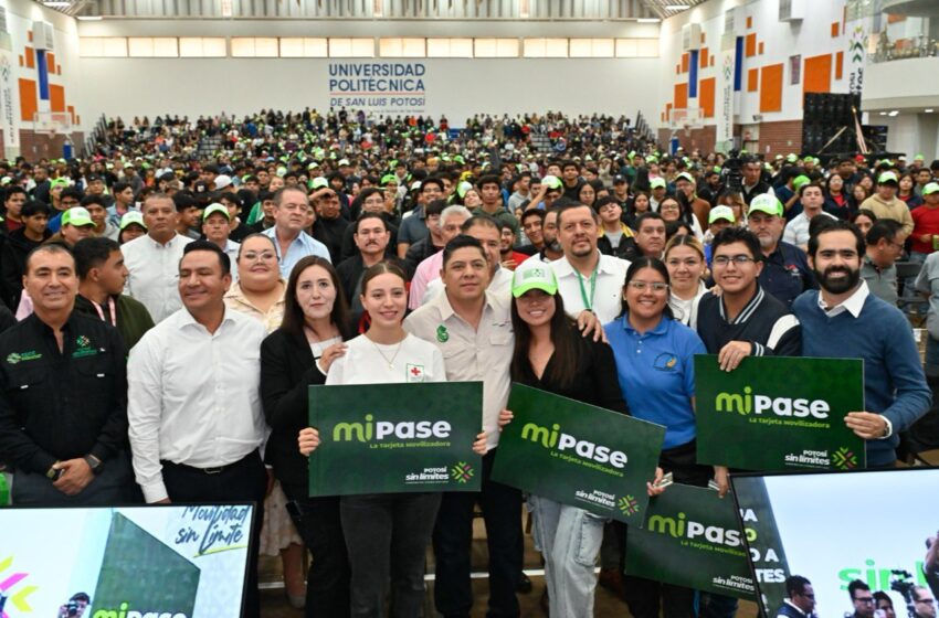 Ricardo Gallardo impulsa movilidad estudiantil sin límites con tarjetas “mi pase”