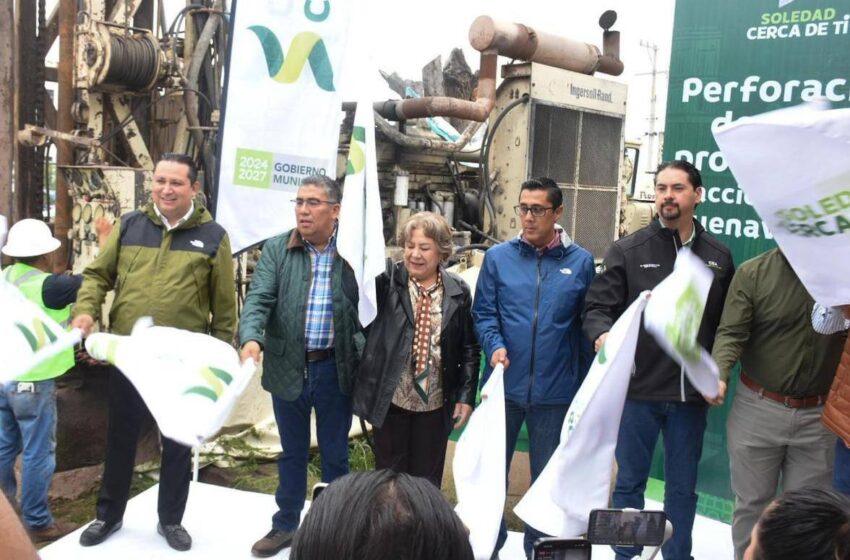 Perforación De Pozo Representa Solución Concreta Al Desabasto De Agua, Reconocen Soledenses
