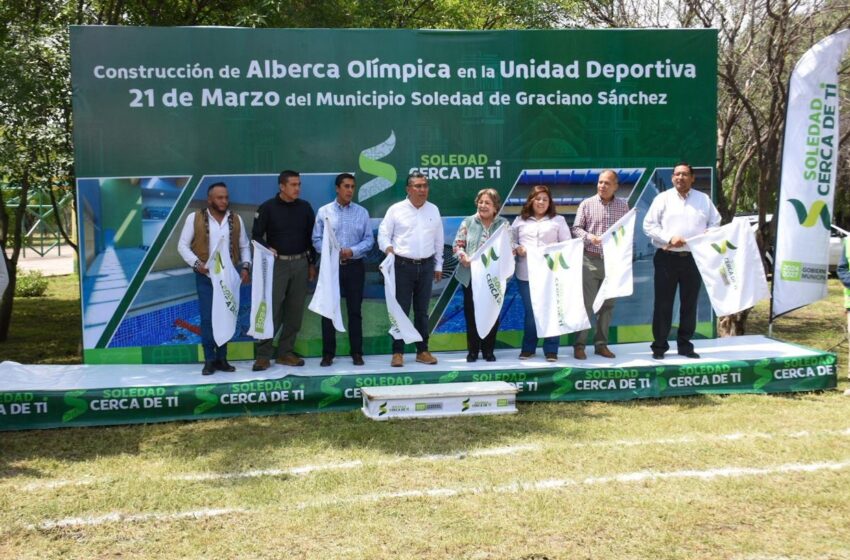 Juan Manuel Navarro Detona El Desarrollo Social E Inicia Construcción De Alberca Olímpica En Soledad