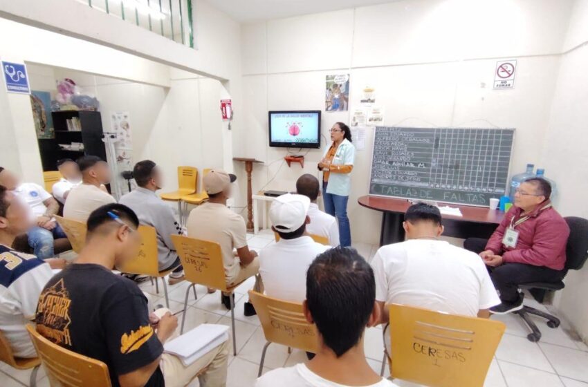 Gobierno estatal fortalece atención en salud mental dentro de centros de reinserción