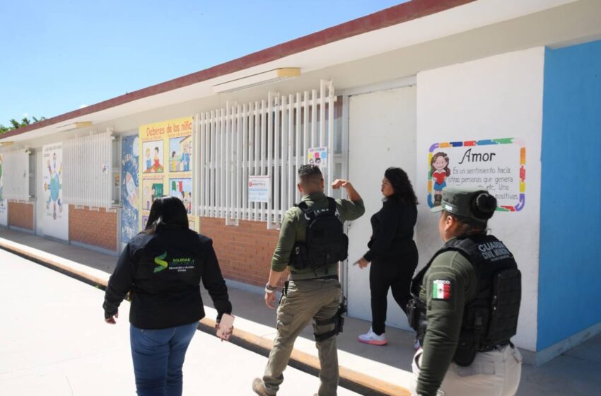 AYUNTAMIENTO DE SOLEDAD REDOBLA VIGILANCIA DE PLANTELES EN OPERATIVO “ESCUELA SEGURA”