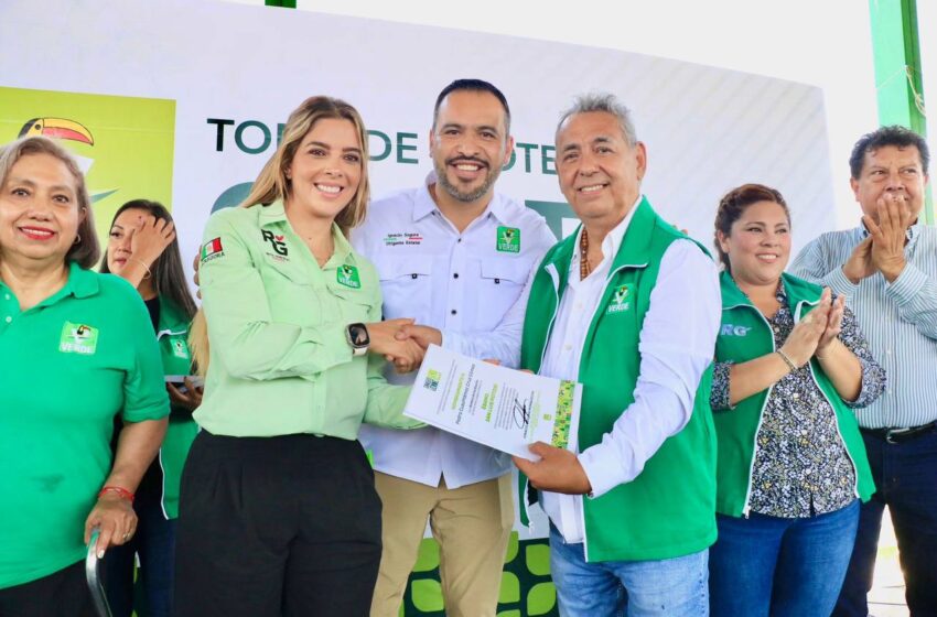 RUTH GONZÁLEZ TOMA PROTESTA A COMITÉS MUNICIPALES DEL PARTIDO VERDE DE ÉBANO Y TAMUÍN