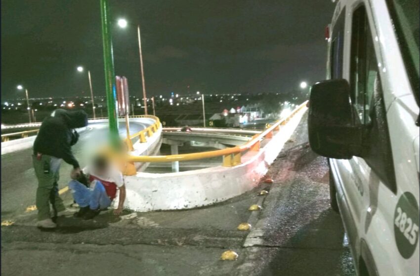  GUARDIA CIVIL DE SOLEDAD RESGUARDA A HOMBRE QUE INTENTÓ ATENTAR CONTRA SU VIDA EN AV. ACCESO NORTE