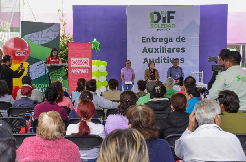 AYUNTAMIENTO DE SOLEDAD IMPULSA LA INCLUSIÓN SOCIAL CON ENTREGA DE APARATOS AUDITIVOS A INFANTES Y ADULTOS