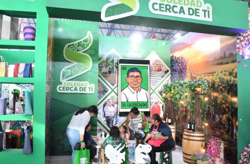 MUNICIPIO DE SOLEDAD ATRAPA A MILES DE VISITANTES EN LA FENAPO CON SU MÚLTIPLE RIQUEZA