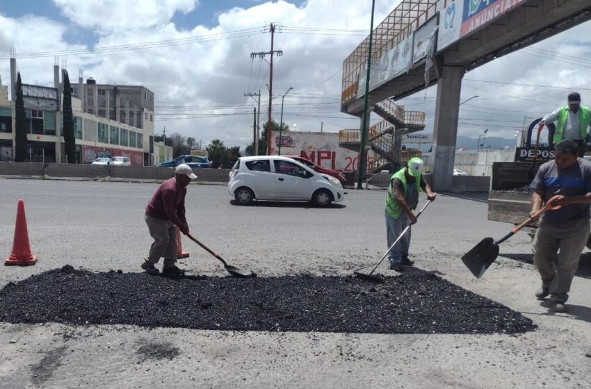  Gobierno de Soledad intensifica bacheo y mantenimiento hidráulico para vialidades más seguras