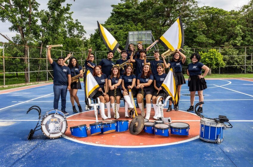Agenda llena para Las Águilas Marching Band de la FEPZH-UASLP; inicia con participación en la Universiada Cervantina