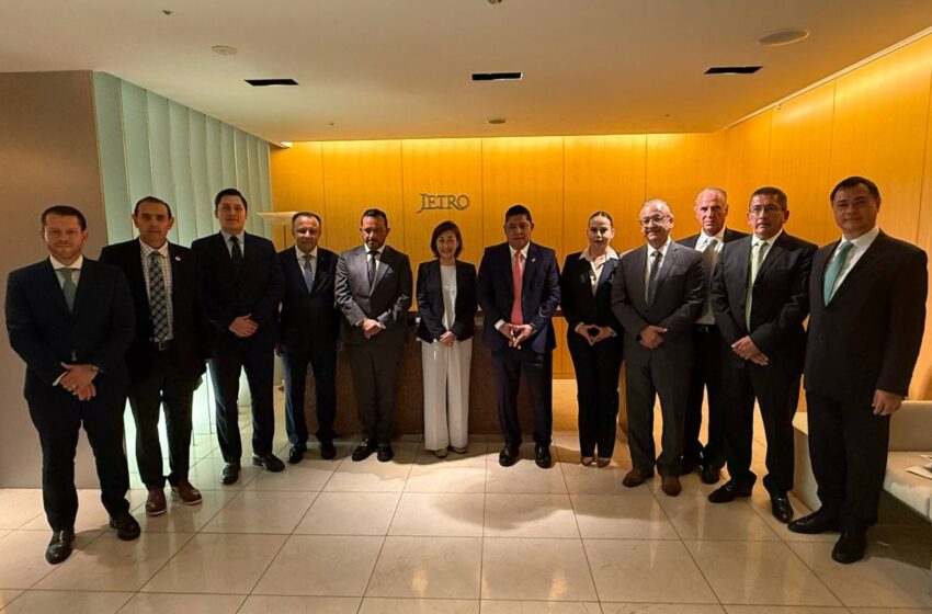 RICARDO GALLARDO Y EMPRESARIOS POTOSINOS INICIAN GIRA DE TRABAJO EN JAPÓN