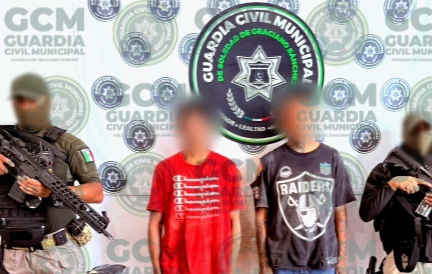 GUARDIA CIVIL DE SOLEDAD CAPTURA A PRESUNTOS ASALTANTES EN FLAGRANCIA; USABAN ARMAS DE JUGUETE