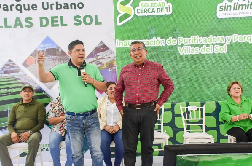 SOLEDAD DA PASOS HISTÓRICOS EN INFRAESTRUCTURA CON APOYO DEL GOBERNADOR RICARDO GALLARDO