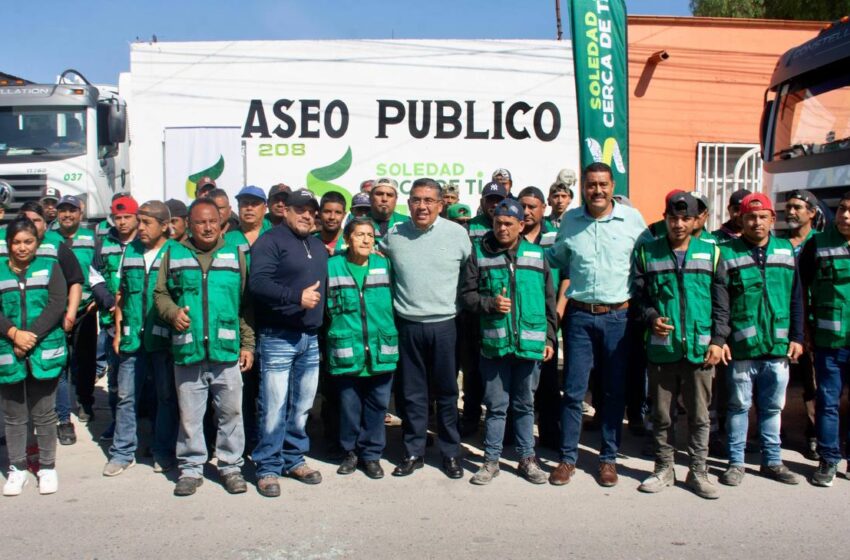ALCALDE JUAN MANUEL NAVARRO REFUERZA SERVICIOS PÚBLICOS EN SOLEDAD CON MÁS EQUIPO Y PERSONAL