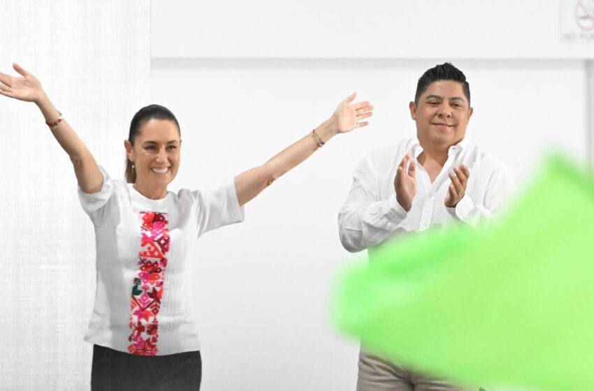  CON GESTIONES DE RICARDO GALLARDO, PRESIDENTA CLAUDIA SHEINBAUM ANUNCIA PAGO A DOCENTES DE TELESECUNDARIA