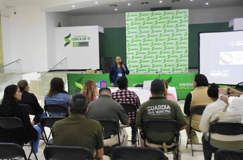AYUNTAMIENTO DE SOLEDAD REFUERZA CAPACITACIÓN EN SALUD MENTAL A PERSONAL MÉDICO