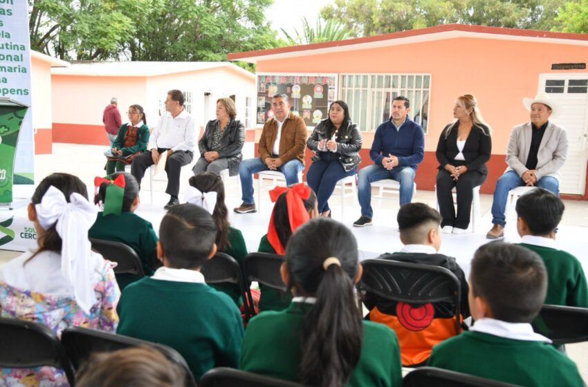 EN RIVAS GUILLÉN, NIÑOS Y NIÑAS RECIBEN NUEVAS AULAS ESCOLARES POR PARTE DEL ALCALDE JUAN MANUEL NAVARRO