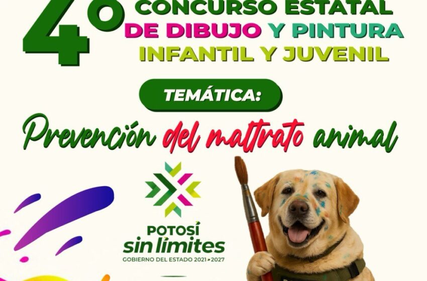  CONVOCA ESTADO A CONCURSO DE DIBUJO Y PINTURA SOBRE PROTECCIÓN ANIMAL