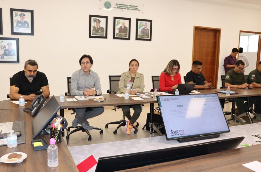  San Luis Potosí fortalece trabajo coordinado con Plataforma México