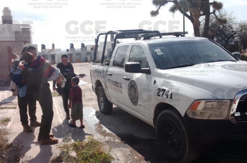 Reacción inmediata de la Guardia Civil Estatal permite rescate de infantes en situación vulnerable