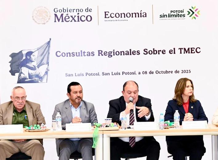 SAN LUIS POTOSÍ LIDERA CONSULTAS DEL T-MEC EN EL BAJÍO