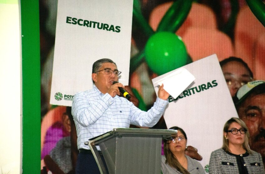  JUAN MANUEL NAVARRO CONSOLIDA PROTECCIÓN PATRIMONIAL DE LAS FAMILIAS CON PROGRAMA DE ESCRITURACIÓN