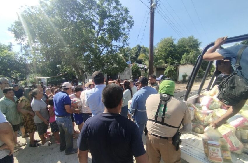 Refuerza Protección Civil Estatal apoyo a familias afectadas por lluvias en la Huasteca