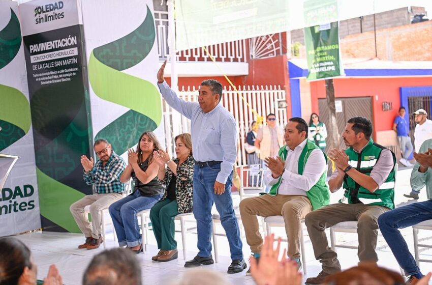 ALCALDE NAVARRO MUÑIZ IMPULSA LA TRANSFORMACIÓN DE LA COLONIA SAN FELIPE CON NUEVA OBRA DE PAVIMENTACIÓN