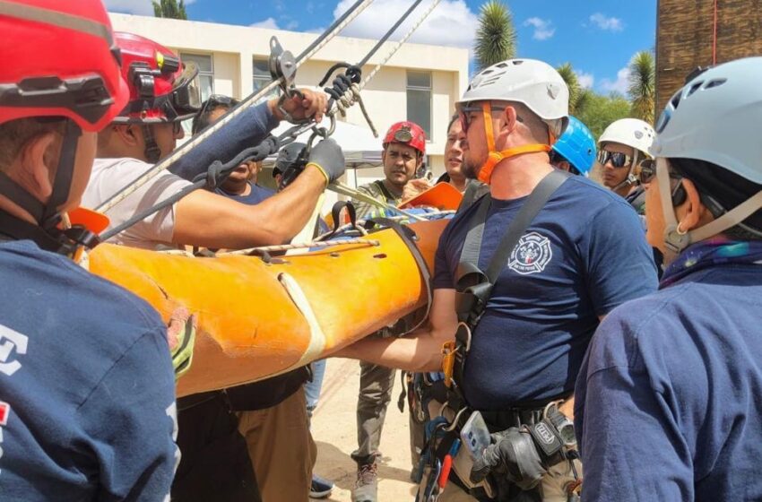 ESTADO FORTALECE CAPACIDADES DE RESCATE VERTICAL