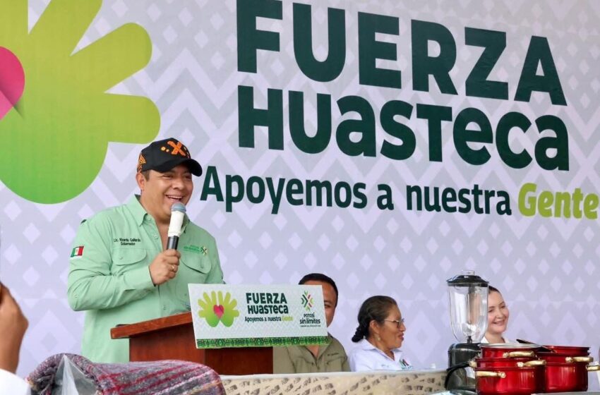 Ricardo Gallardo respalda condonación de tarifas eléctricas para familias afectadas por lluvias en la Huasteca