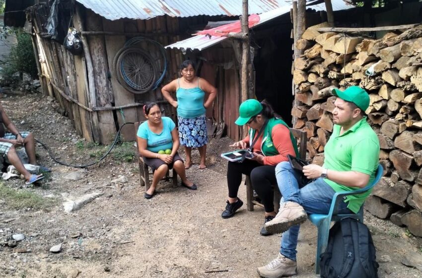 GOBIERNO DEL ESTADO REALIZA CENSO A FAMILIAS AFECTADAS EN LA HUASTECA