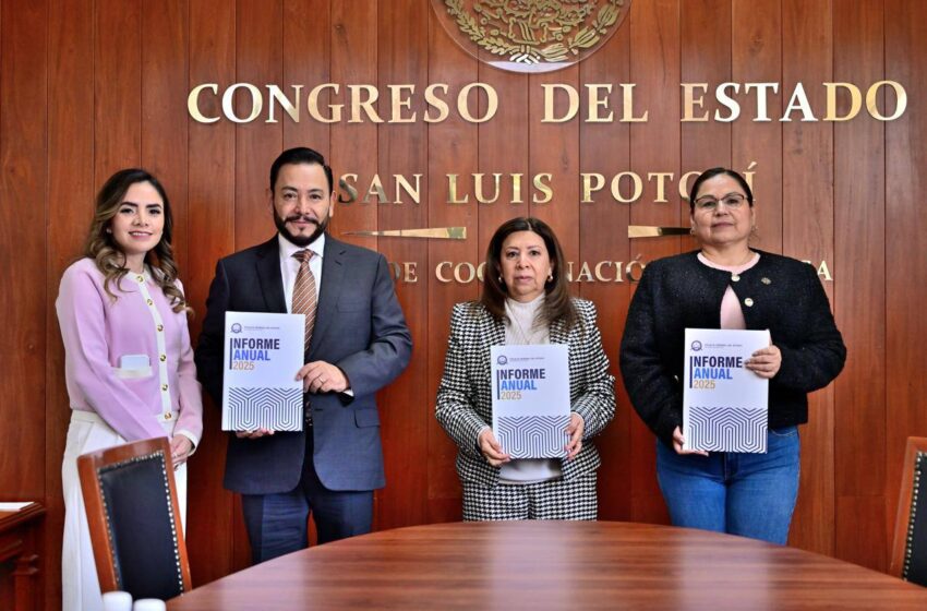  Entregó la Fiscal General del Estado, María Manuela García Cázares, el Informe Anual de Labores a la Comisión Primera de Justicia: Dip. María Leticia Vázquez Hernández