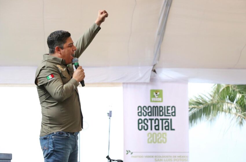 El Partido Verde Ecologista de México consolida su liderazgo con una Asamblea Estatal histórica en San Luis Potosí