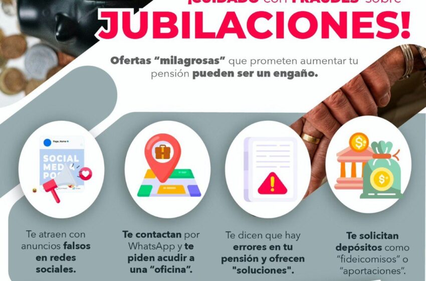  ANTE CASOS DE FRAUDES RELACIONADOS CON JUBILACIONES, FGESLP EMITE RECOMENDACIONES