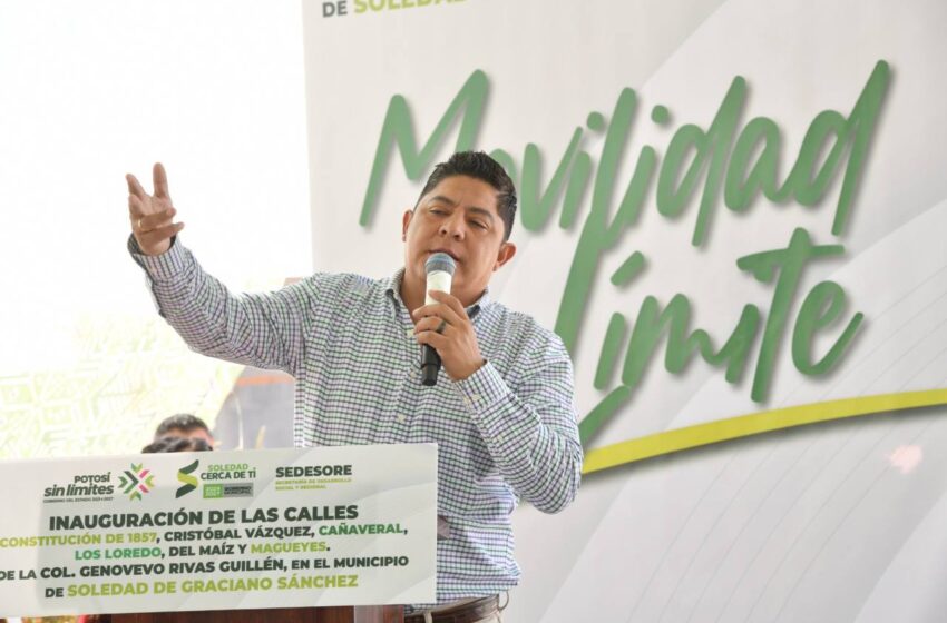  Estrenan mega pavimentación en Soledad: inversión conjunta transforma la colonia Rivas Guillén