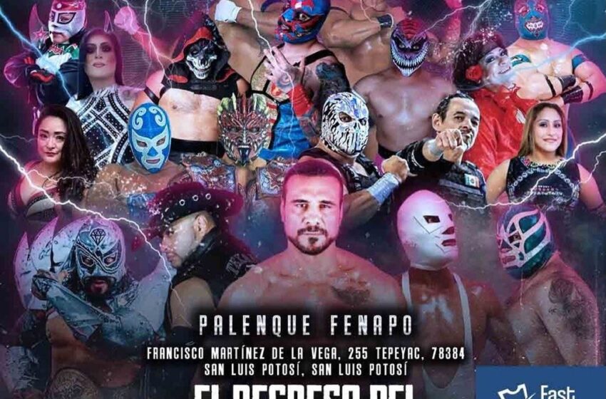  SAN LUIS POTOSÍ VIVE LA EMOCIÓN DE LA LUCHA LIBRE EN FENAPO