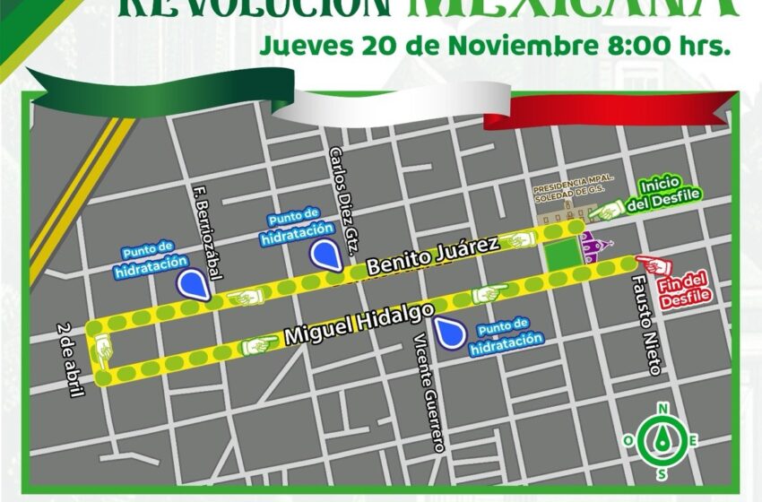  EN SOLEDAD, MÁS DE 25 ESCUELAS ESTÁN LISTAS PARA PARTICIPAR EN EL DESFILE CÍVICO-DEPORTIVO DEL 20 DE NOVIEMBRE