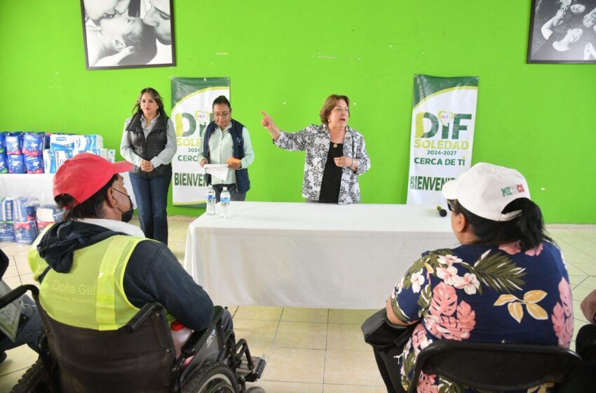  DIF DE SOLEDAD CUMPLE CON NUEVA ENTREGA DE APOYOS A BENEFICIARIOS