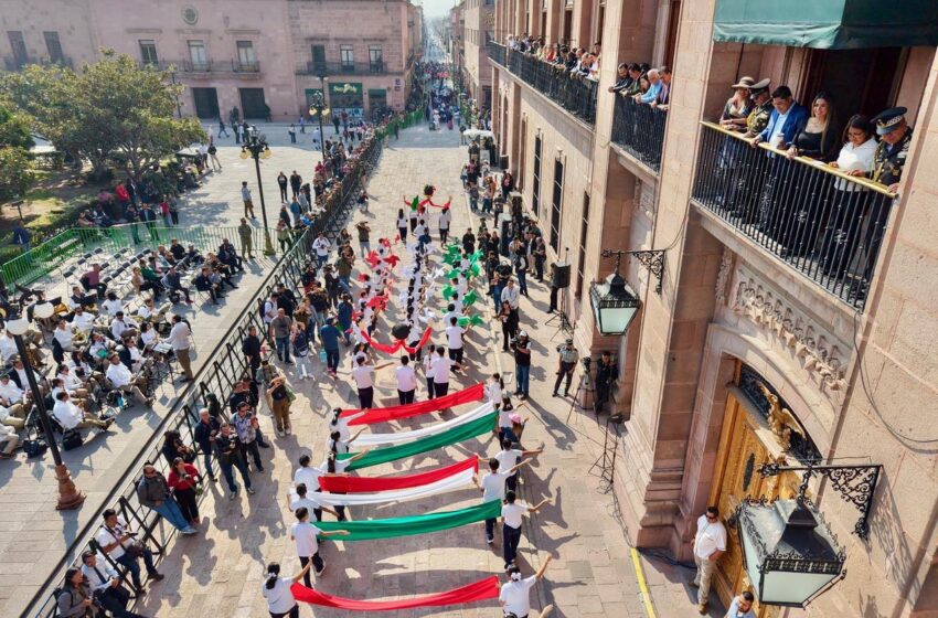  San Luis Potosí conmemora el aniversario de la Revolución Mexicana con desfile cívico-deportivo