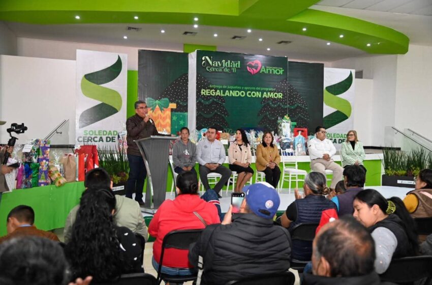  AYUNTAMIENTO DE SOLEDAD PREPARA “REGALANDO CON AMOR” EN FAVOR DE LA NIÑEZ CON DISCAPACIDAD