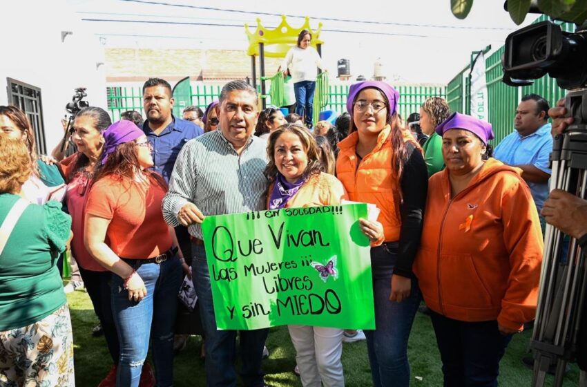  Vecinas de la colonia Pavón destacan cambios tras apertura del nuevo Centro LIBRE en Soledad