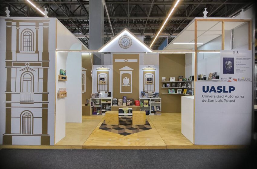  UASLP participa en la FIL Guadalajara 2025 con 135 títulos y un stand inspirado en el Edificio Central