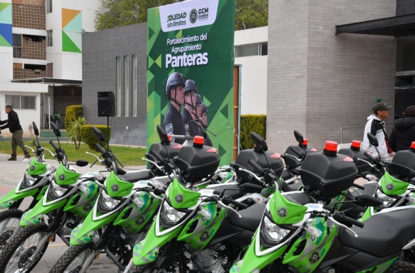  Soledad de Graciano Sánchez refuerza a la Guardia Civil Municipal con nuevas motocicletas
