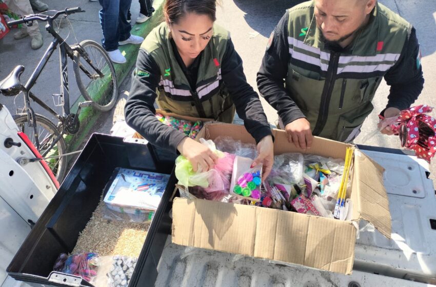  Protección Civil de Soledad asegura 50 kilos de pirotecnia durante operativo de vigilancia