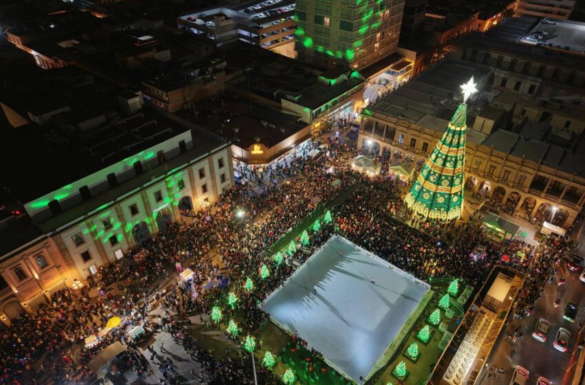  San Luis Potosí inicia actividades decembrinas con la apertura de la Villa Navideña en Fundadores
