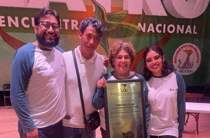 SLP, TERCER LUGAR EN ENCUENTRO NACIONAL DE TEATRO